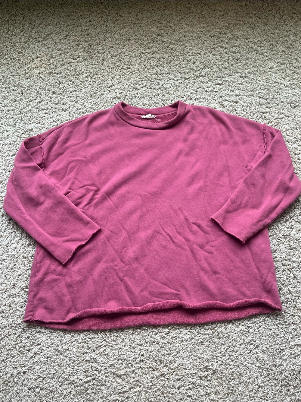 Cotton French terry Eileen Fisher sweatshirt